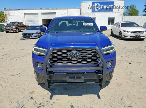 3TYCZ5AN4NT068725 2022 TOYOTA TACOMA Blue Widok z przodu
