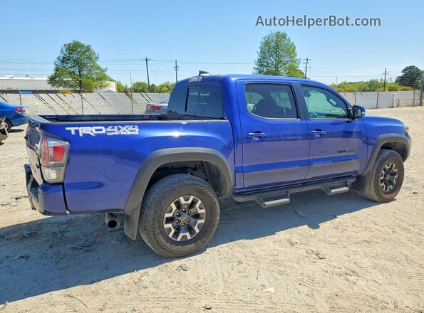 3TYCZ5AN4NT068725 2022 TOYOTA TACOMA Blue Tył prawy