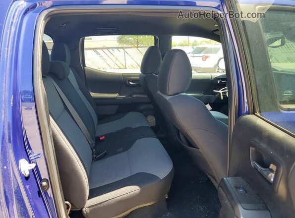 3TYCZ5AN4NT068725 2022 TOYOTA TACOMA Blue Widok tylnych siedzeń