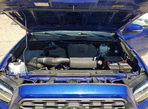 3TYCZ5AN4NT068725 2022 TOYOTA TACOMA Blue Widok wnętrza z tyłu