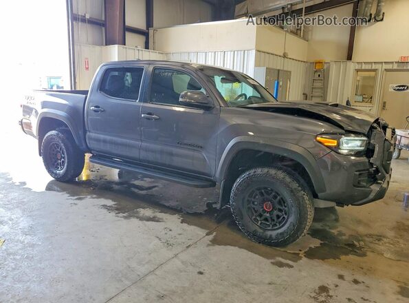 3TYCZ5AN4NT100850 2022 TOYOTA TACOMA Gray Delantero derecho