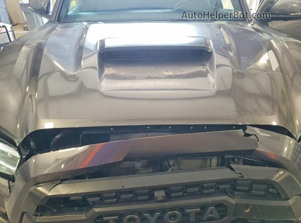 3TYCZ5AN4NT100850 2022 TOYOTA TACOMA Gray Vista interior trasera