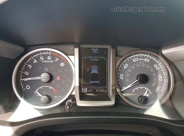3TYCZ5AN4PT174062 2023 TOYOTA TACOMA Gray Սարքավորումների վահանակի տեսք