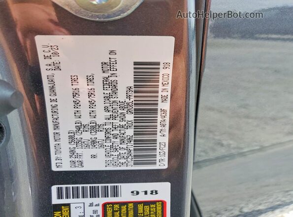 3TYCZ5AN4PT174062 2023 TOYOTA TACOMA Gray Շարժիչի բաժամունքի տեսք