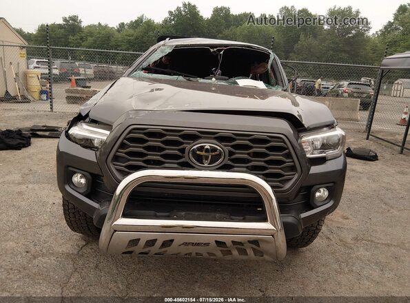 3TYCZ5AN5MT040320 2021 TOYOTA TACOMA Gray Вид щитка приладів