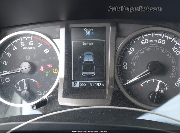 3TYCZ5AN6NT071657 2022 TOYOTA TACOMA Gray Widok tylnych siedzeń