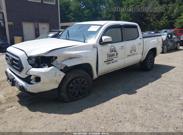 3TYCZ5AN6PT160437 2023 TOYOTA TACOMA White Առջևի ձախ երեք քառորդ տեսարան