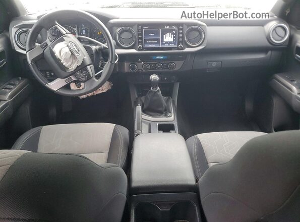 3TYCZ5AN8NT093904 2022 TOYOTA TACOMA White Widok deski rozdzielczej