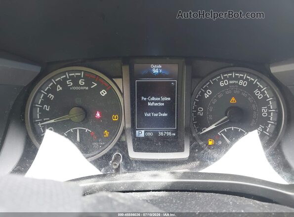 3TYCZ5AN8NT098892 2022 TOYOTA TACOMA Gray უკანა სავარძლების ხედი