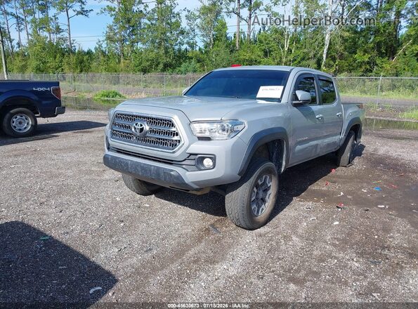 3TYCZ5AN9LT003379 2020 TOYOTA TACOMA Gray წინა მარცხენა ხედი სამი მეოთხედიდან