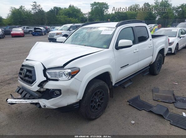 3TYCZ5AN9NT068879 2022 TOYOTA TACOMA Белый Передняя левая четверть