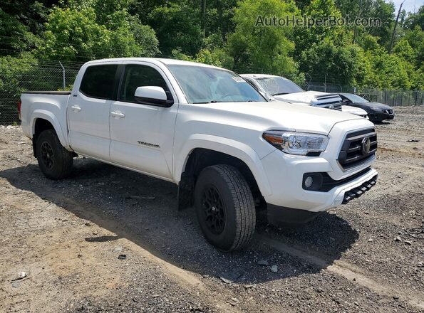3TYCZ5AN9NT087660 2022 TOYOTA TACOMA Белый Передняя правая четверть