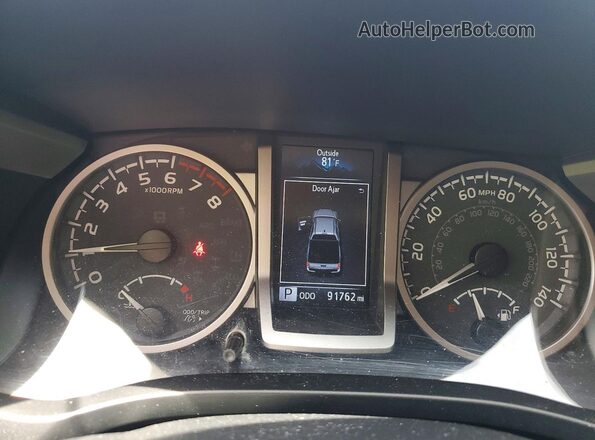 3TYCZ5AN9NT087660 2022 TOYOTA TACOMA Белый Вид щитка приборов