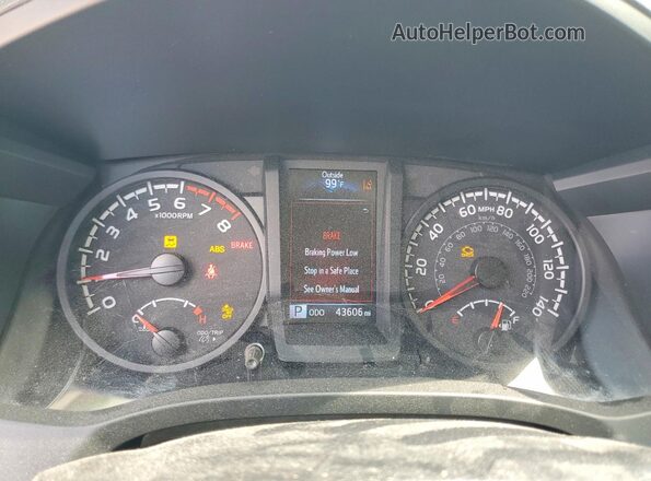 3TYCZ5AN9PT140179 2023 TOYOTA TACOMA Black Vista del cuadro de instrumentos