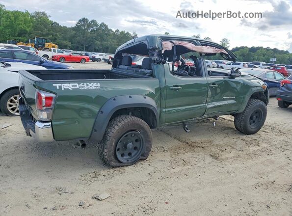 3TYCZ5ANXMT039907 2021 TOYOTA TACOMA Green Задня права чверть