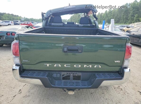 3TYCZ5ANXMT039907 2021 TOYOTA TACOMA Green Вид ззаду