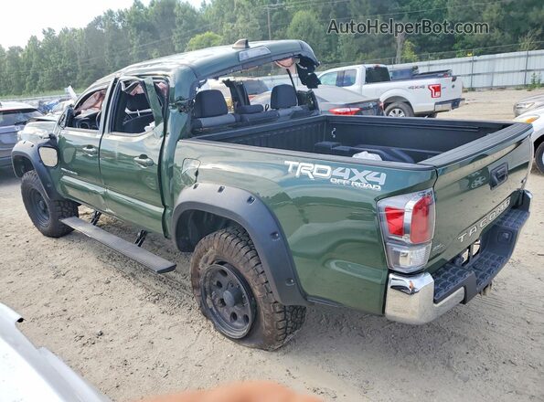 3TYCZ5ANXMT039907 2021 TOYOTA TACOMA Green Задня ліва чверть