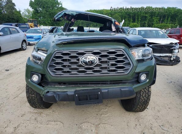 3TYCZ5ANXMT039907 2021 TOYOTA TACOMA Green Вид спереду