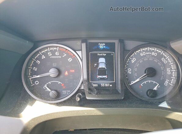 3TYCZ5ANXNT101310 2022 TOYOTA TACOMA Угольный Вид щитка приборов