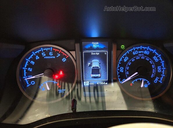 3TYDZ5BN9PT037850 2023 TOYOTA TACOMA Синий Вид щитка приборов