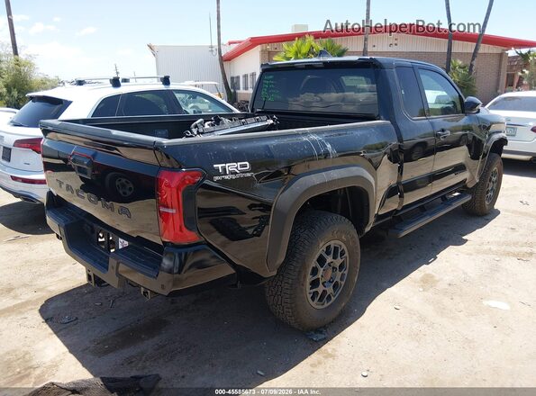 3TYJBAFN7ST021682 2025 TOYOTA TACOMA Black Հետևի աջ