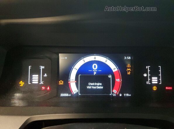 3TYJDAHN0RT006832 2024 TOYOTA TACOMA White Vista del cuadro de instrumentos
