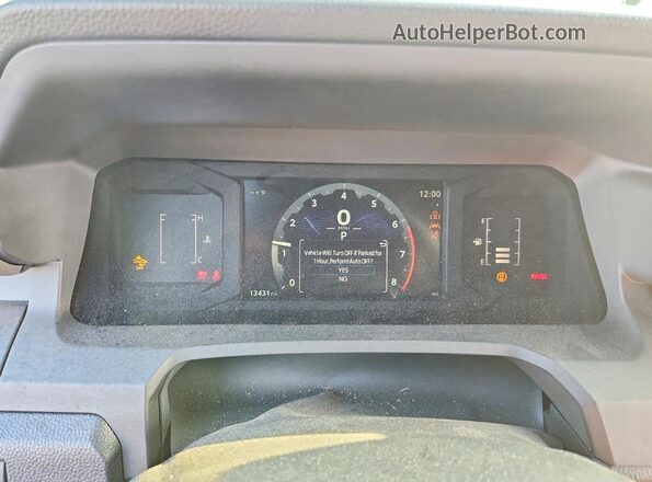 3TYJDAHN2ST034928 2025 TOYOTA TACOMA White Widok zestawu wskaźników