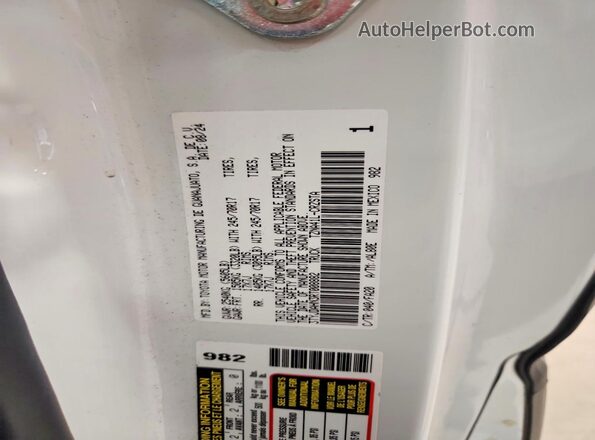 3TYJDAHN3RT008882 2024 TOYOTA TACOMA White Շարժիչի բաժամունքի տեսք