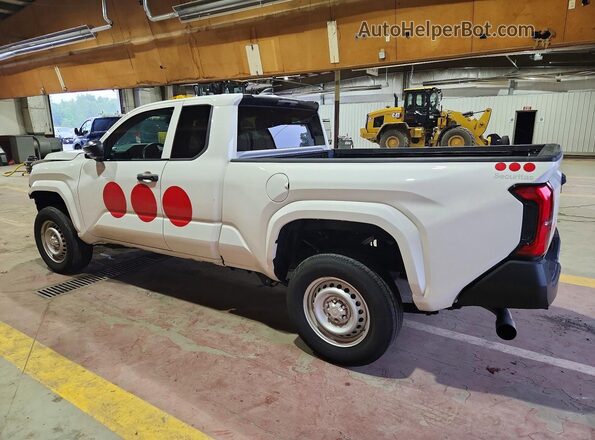 3TYJDAHN6ST018389 2025 TOYOTA TACOMA White უკანა მარცხენა