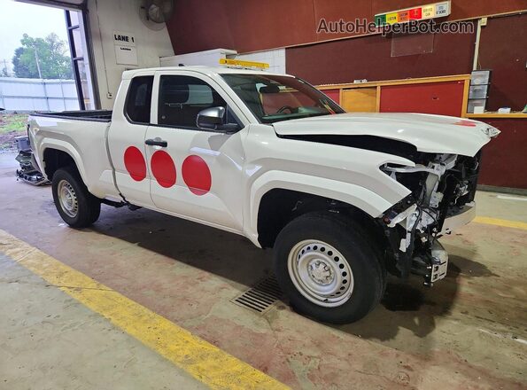 3TYJDAHN6ST018389 2025 TOYOTA TACOMA White წინა მარჯვენა