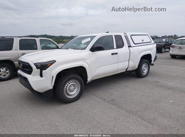 3TYJDAHN8RT008599 2024 TOYOTA TACOMA White Առջևի ձախ երեք քառորդ տեսարան