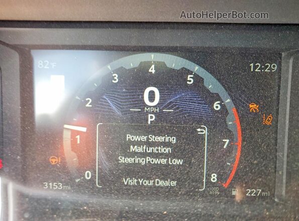 3TYJDAHN9ST033632 2025 TOYOTA TACOMA White Widok zestawu wskaźników