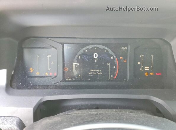 3TYJDAHNXST027435 2025 TOYOTA TACOMA Белый Вид щитка приборов