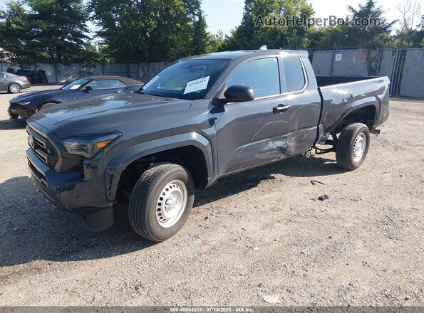3TYJDAKN5ST021972 2025 TOYOTA TACOMA Gray წინა მარცხენა ხედი სამი მეოთხედიდან