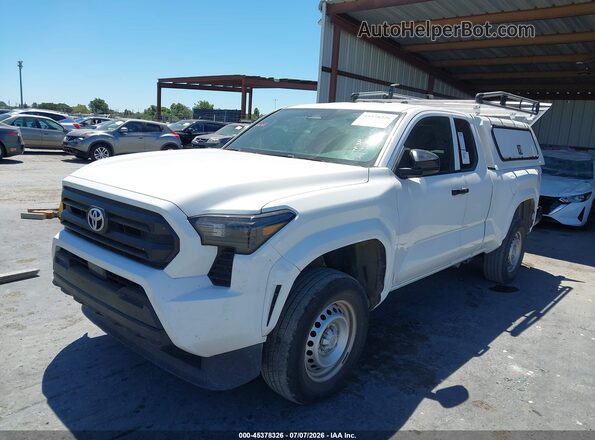 3TYJDAKN7RT004245 2024 TOYOTA TACOMA White Vista tres cuartos delantera izquierda