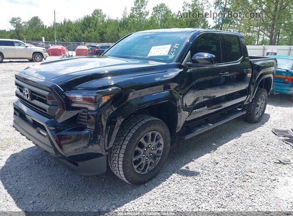3TYKB5FN2ST024243 2025 TOYOTA TACOMA Black Առջևի ձախ երեք քառորդ տեսարան