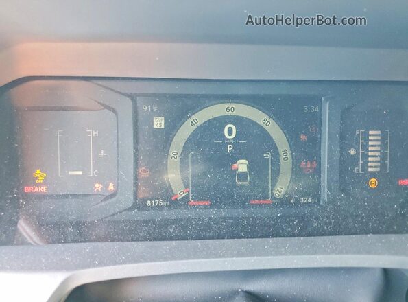 3TYKB5FN3ST027975 2025 TOYOTA TACOMA Gray Instrument cluster view