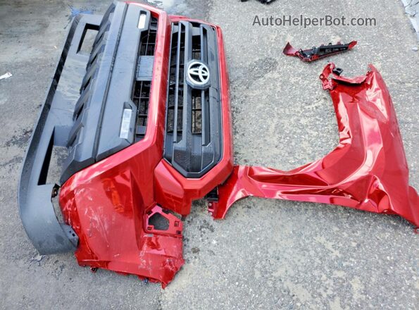 3TYKB5FN6TT032234 2026 TOYOTA TACOMA Red VIN կոդի պիտակի տեսք