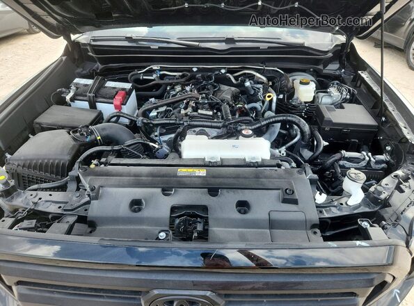 3TYKB5FNXST024815 2025 TOYOTA TACOMA Black Вид задньої частини салону