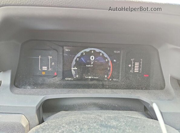 3TYKD5HN0RT011847 2024 TOYOTA TACOMA White Սարքավորումների վահանակի տեսք