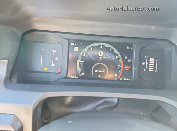 3TYKD5HN4ST037776 2025 TOYOTA TACOMA White Widok zestawu wskaźników