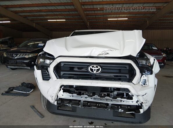 3TYKD5HN8ST032502 2025 TOYOTA TACOMA White Instrument cluster view