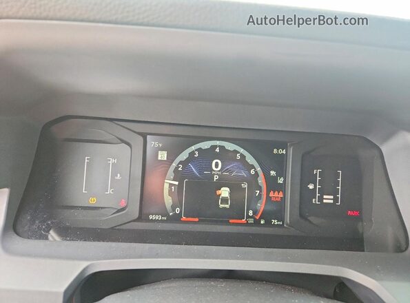 3TYKD5HN8TT045462 2026 TOYOTA TACOMA White Սարքավորումների վահանակի տեսք