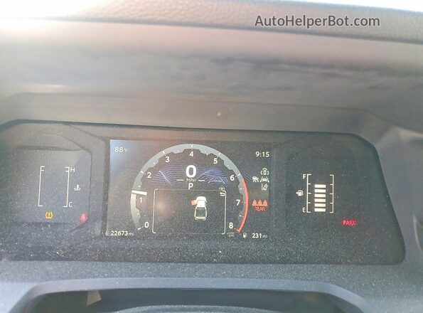 3TYKD5HN9RT016478 2024 TOYOTA TACOMA Charcoal Vista del cuadro de instrumentos