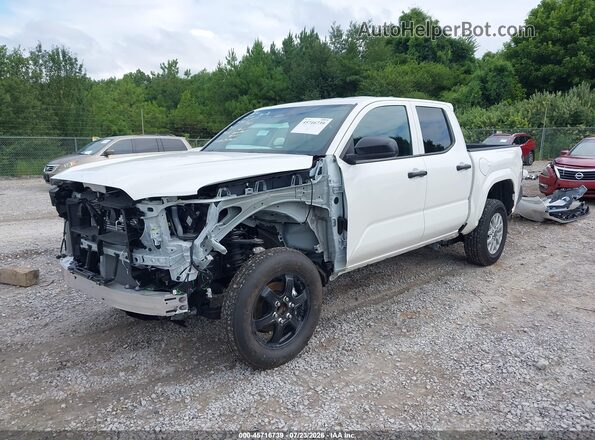 3TYKD5HNXTT042403 2026 TOYOTA TACOMA White წინა მარცხენა ხედი სამი მეოთხედიდან