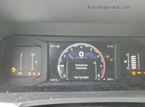 3TYKE5JN0ST066506 2025 TOYOTA TACOMA Black Widok zestawu wskaźników