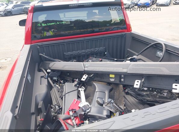 3TYLB5JN1TT111113 2026 TOYOTA TACOMA Red Widok zestawu wskaźników