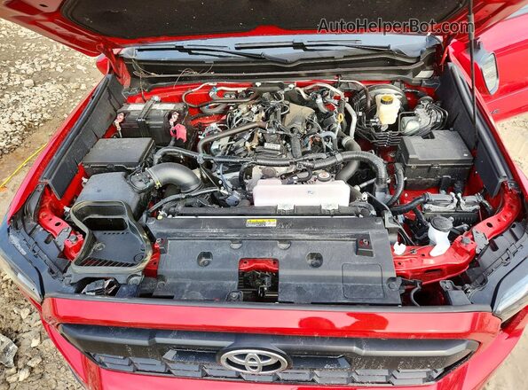 3TYLB5JN2RT048709 2024 TOYOTA TACOMA Red უკანა სალონის ხედი