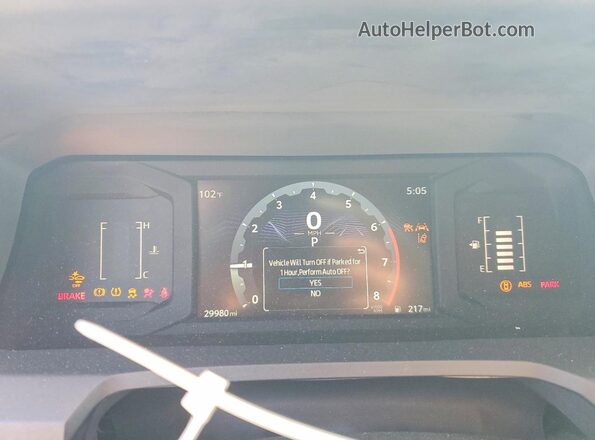 3TYLB5JN3RT036889 2024 TOYOTA TACOMA Red ხელსაწყოთა პანელის ხედი