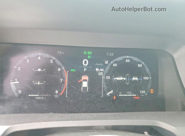 3TYLB5JN7ST082019 2025 TOYOTA TACOMA Red Սարքավորումների վահանակի տեսք